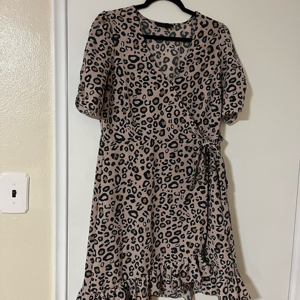 Sanctuary Leopard Print Mini Dress